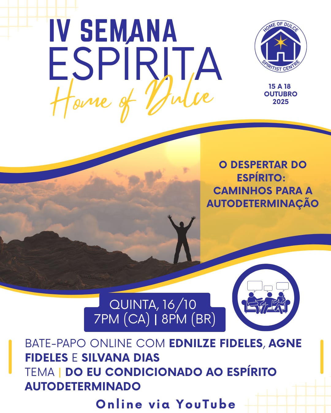 Imagem ilustrativa com informações sobre o evento.