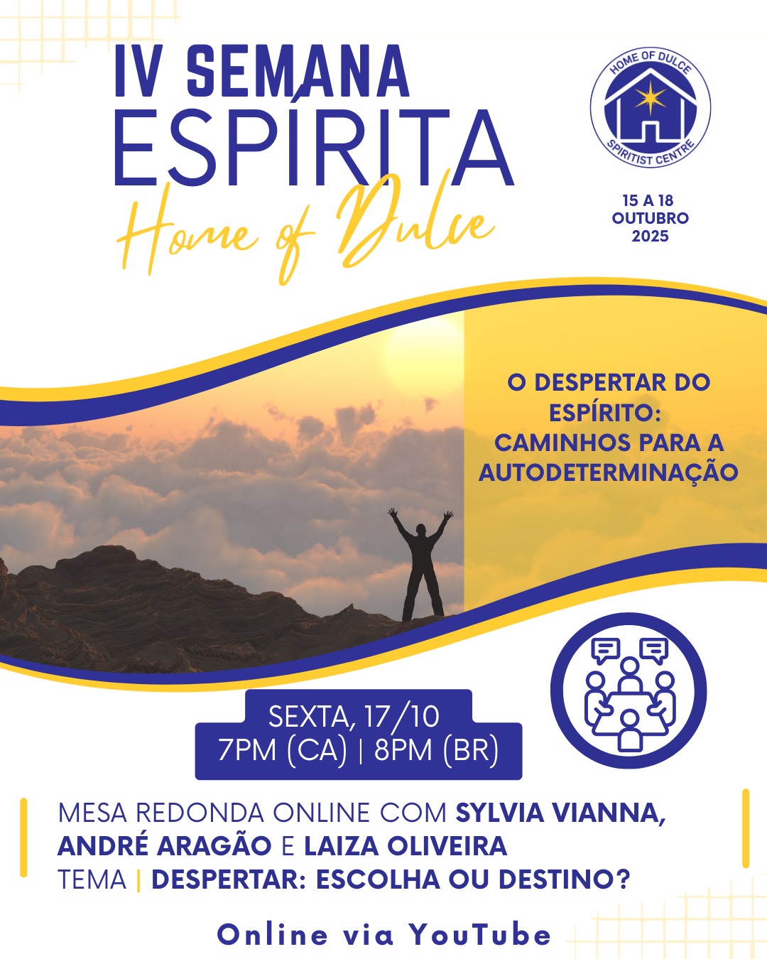 Imagem ilustrativa com informações sobre o evento.